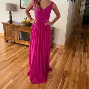 size 0 prom dress, Vincent Kelly, pink, brand new